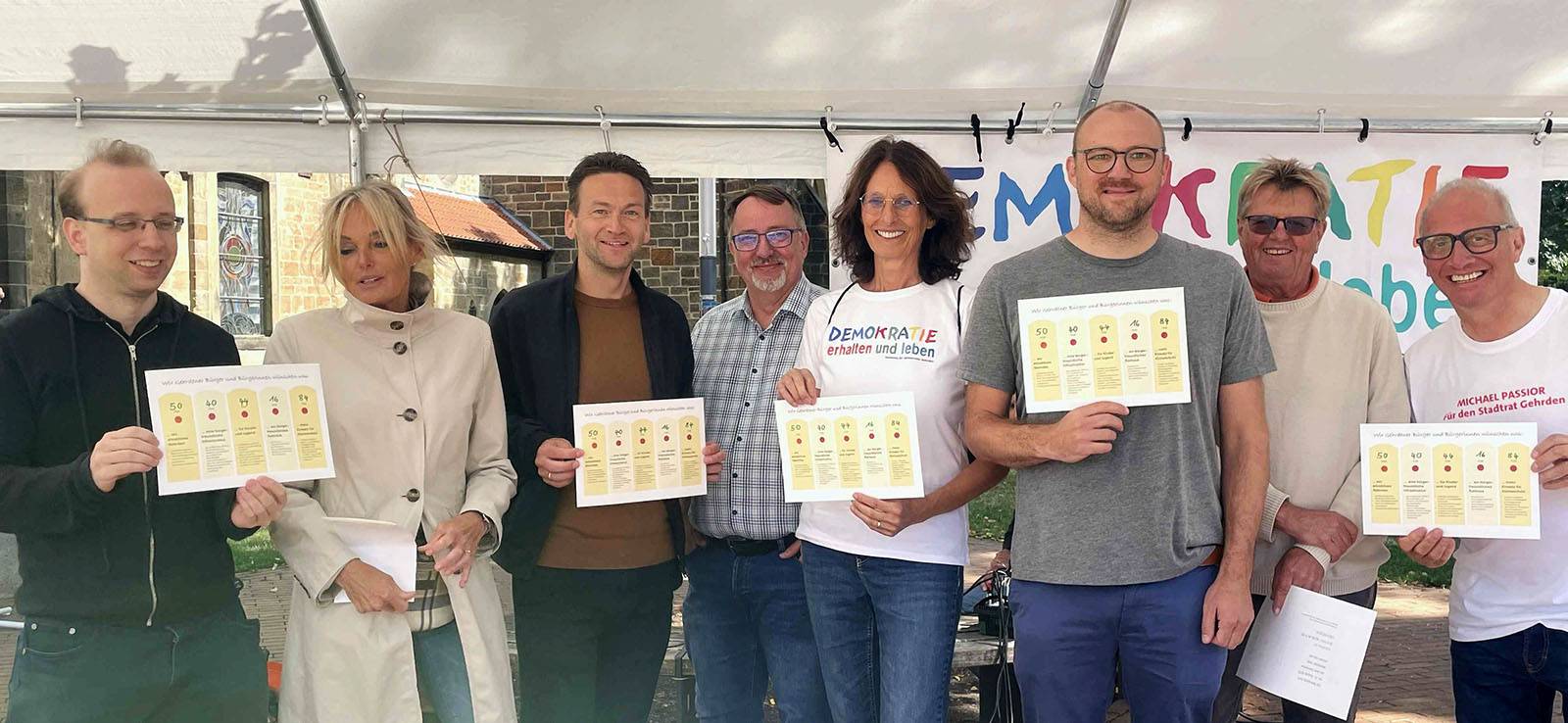 Mit jeweils zwei Punkten konnten die wichtigsten Bürgerwünsche gewichtet werden.